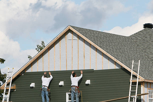 Professional Siding Replacement technician working in Hartstown, PA